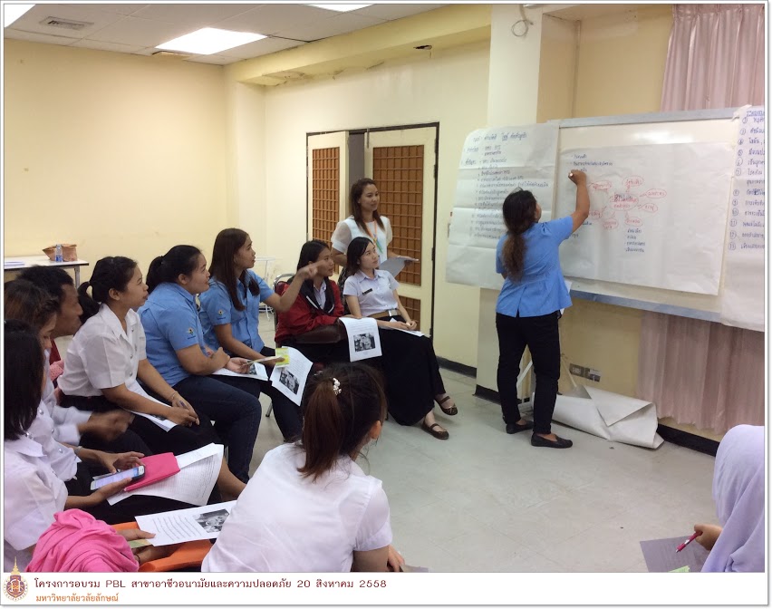โครงการอบรม PBL สาขาอาชีวอนามัยและความปลอดภัย 20/8/2558