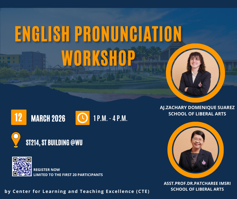 English Pronunciation Workshop on 12 March 2026